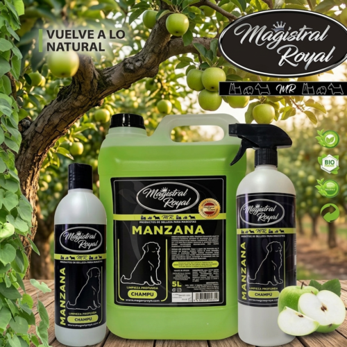 CHAMPU MANZANA CHAMPÚ MANZANA MAGISTRAL ROYAL PELO MUY SUCIO 5L.