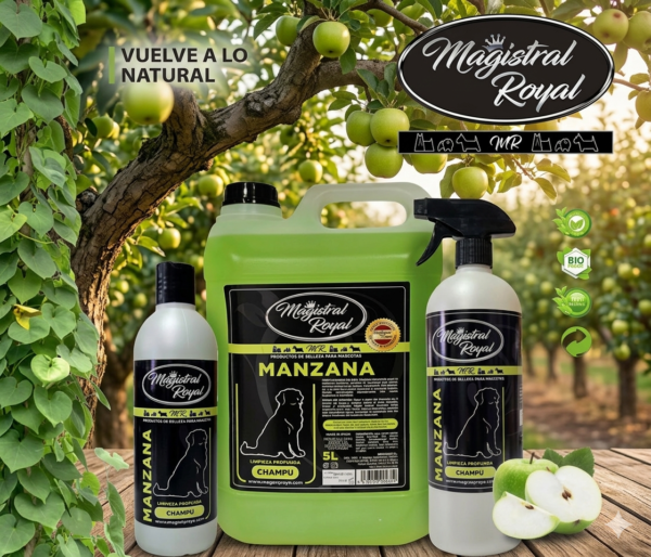 CHAMPÚ MANZANA MAGISTRAL ROYAL PELO MUY SUCIO 5L.