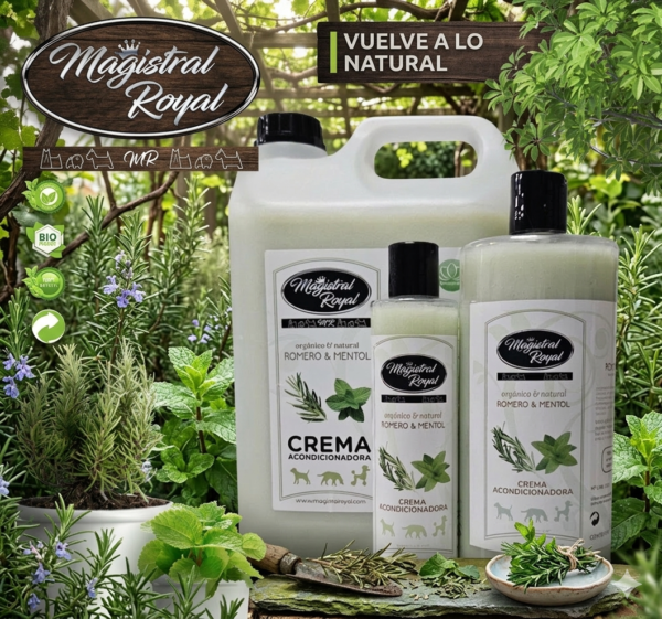 CREMA ACONDICIONADORA MENTOL Y ROMERO MAGISTRAL ROYAL FORMATO 500ML.